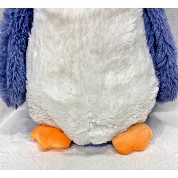 Silver One Owl Blue Purple Bird Lovey 12" Plushy Stuffed Animal Toy Cuddle NWOT - Picture 3 of 8